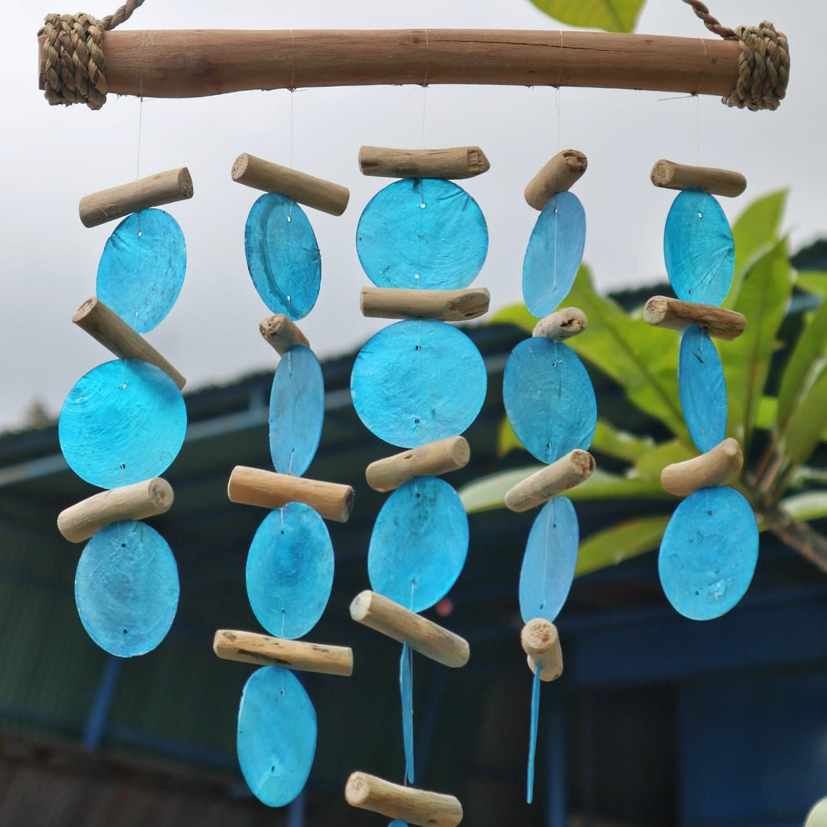 Blue Driftwood Wind Chime – view 9