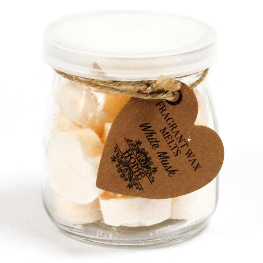 Soy Wax Melts Jar - White Musk, 16 Hearts – view 3