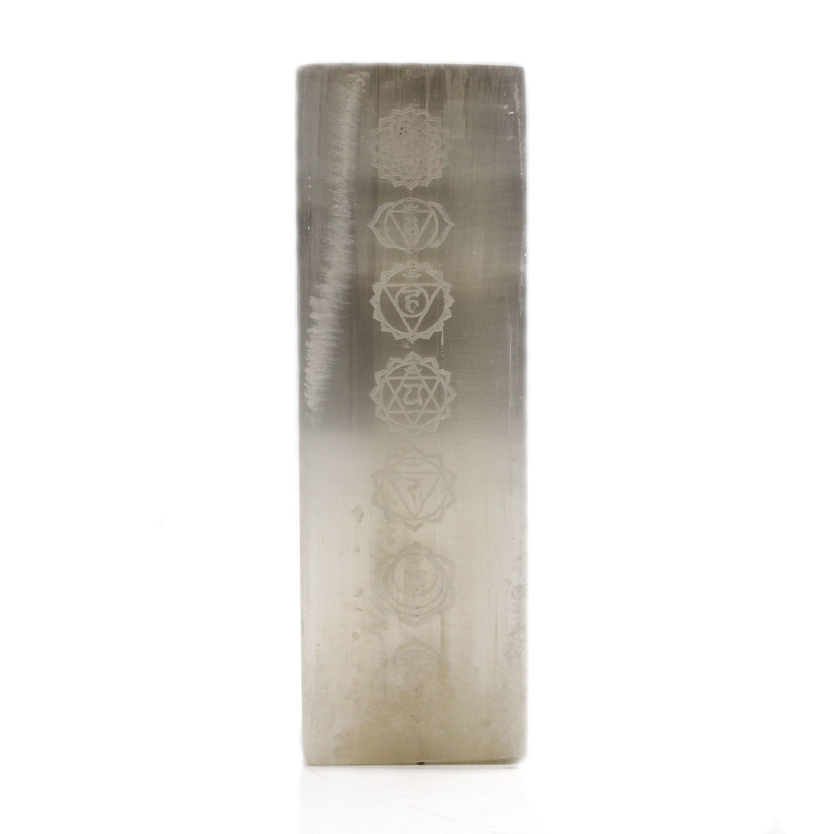 Selenite Block Lamp 25cm - Chakra Design