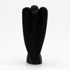 Hand Carved Black Agate Gemstone Angel Figure – view 2