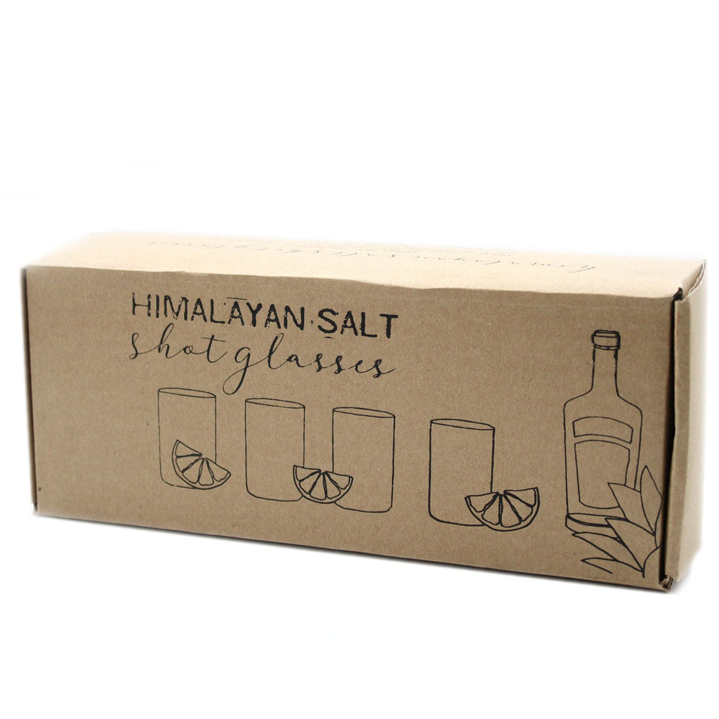 Himalayan Salt Shot Glasses & Wood Tray - Set of 4 – view 8