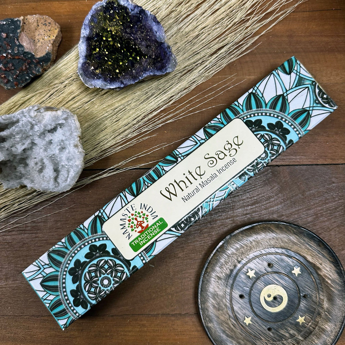 Namaste Mandala Masala Incense - White Sage – view 4