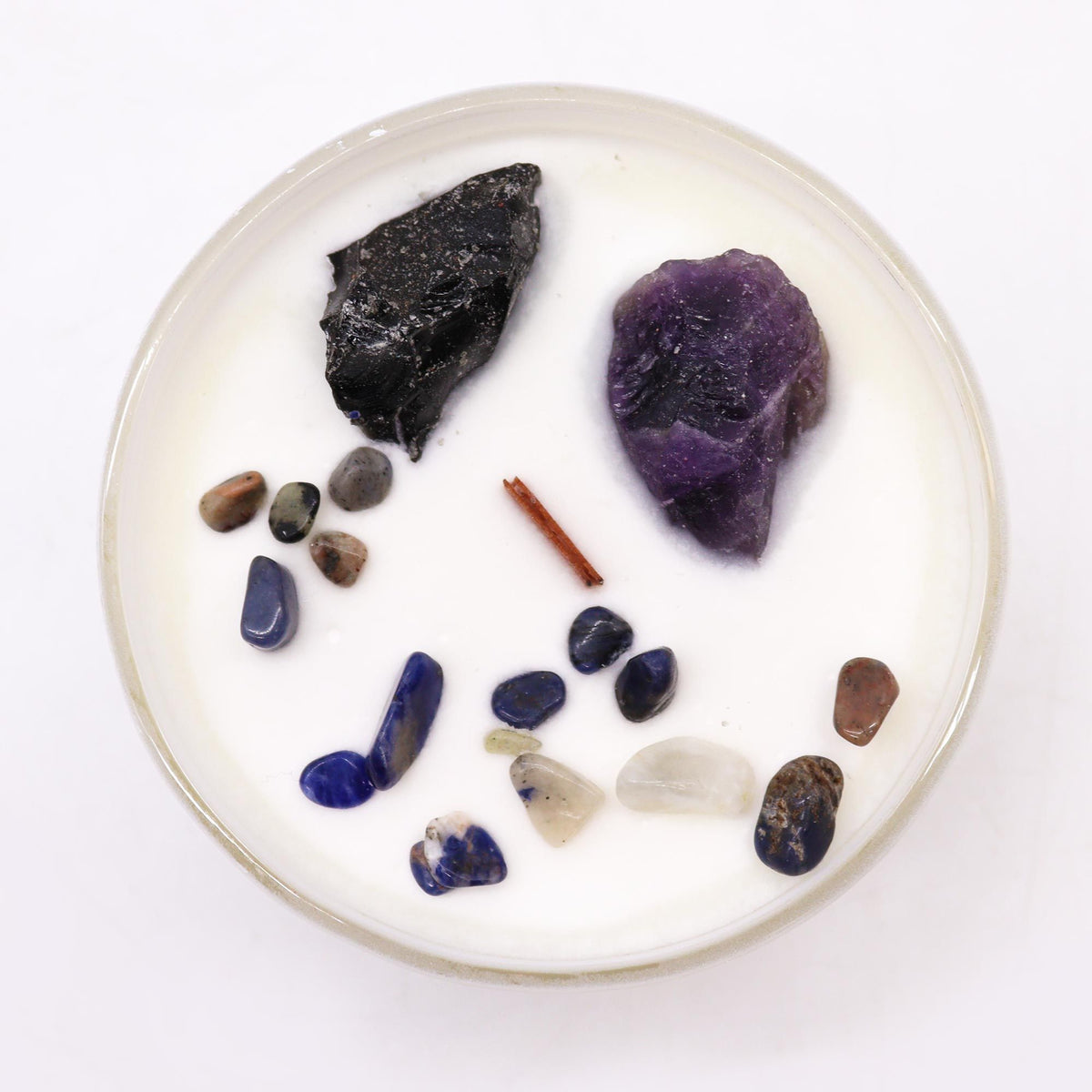 Solar Plexus Chakra Crystal Candle - Deep in the Forest – view 5