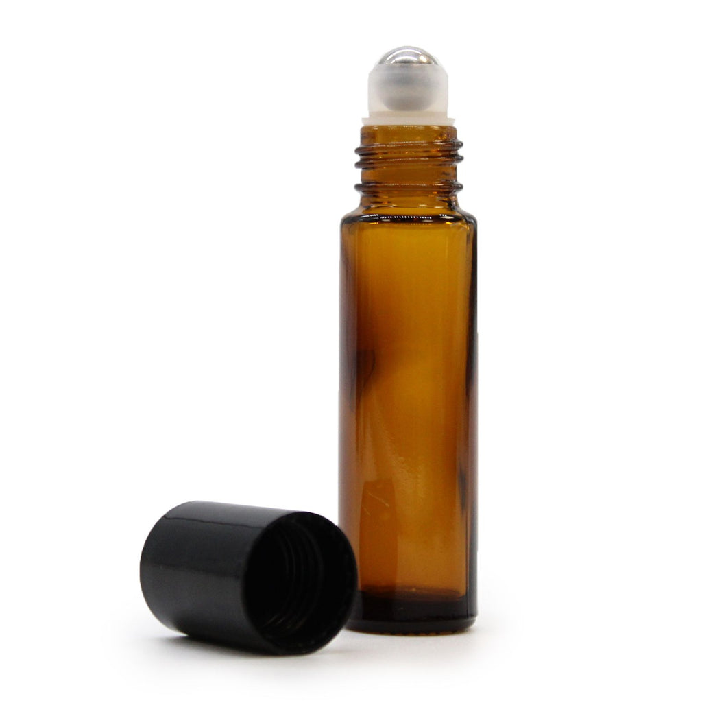 Amber Glass Roller Bottle – view 2