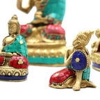 Brass Buddha Figure - Large Head - 11.5 cm – view 11