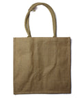 Large Jute Shopping Bag with Bottle Holders