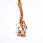 Waxed Cotton Necklace Cord 45cm - Brown – view 5
