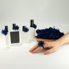 Navy Blue Fragrance Chiffon Diffuser Ring – view 2