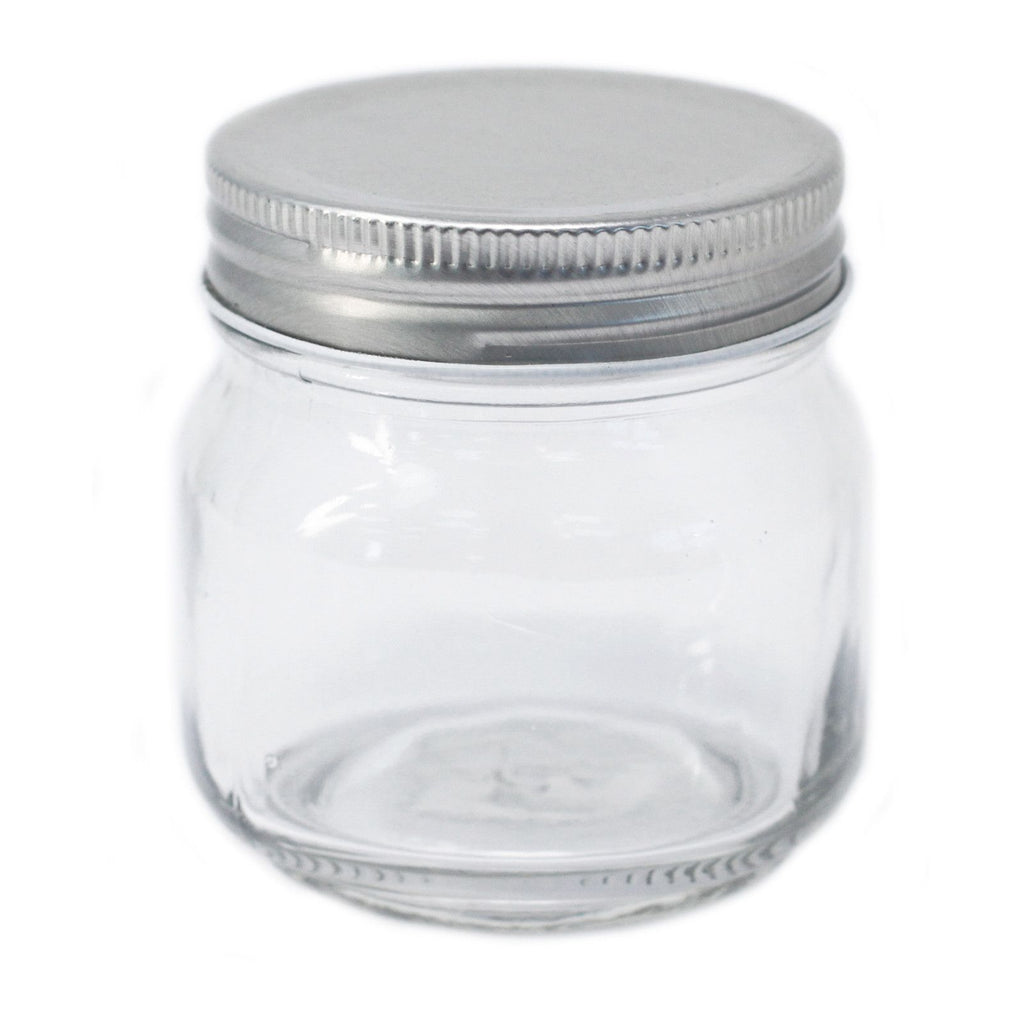Squat Glass Jar - Four Sides with Lid – view 2