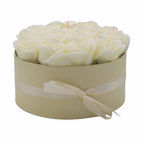 14 Cream Soap Roses Round Gift Box – view 7