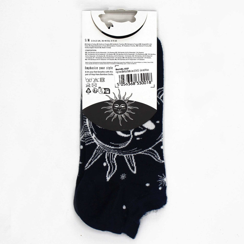 Hop Hare Bamboo Low Socks - Sun and Moon – view 4