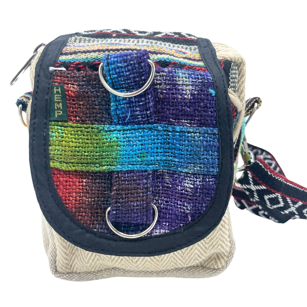 Tie-Dye Hemp Small Messenger Bag