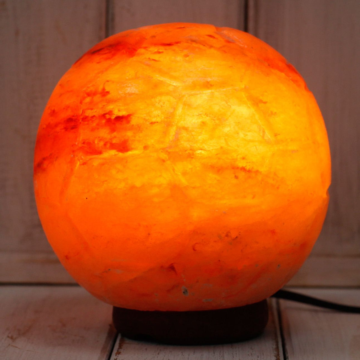 Himalayan Salt Lamp - Football Shape – view 2