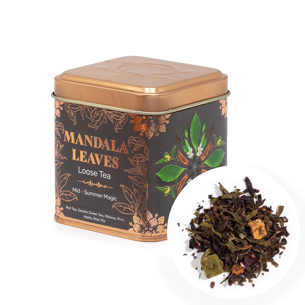 Mid-Summer Magic Fruity Red & Green Tea Tin 50g – view 3
