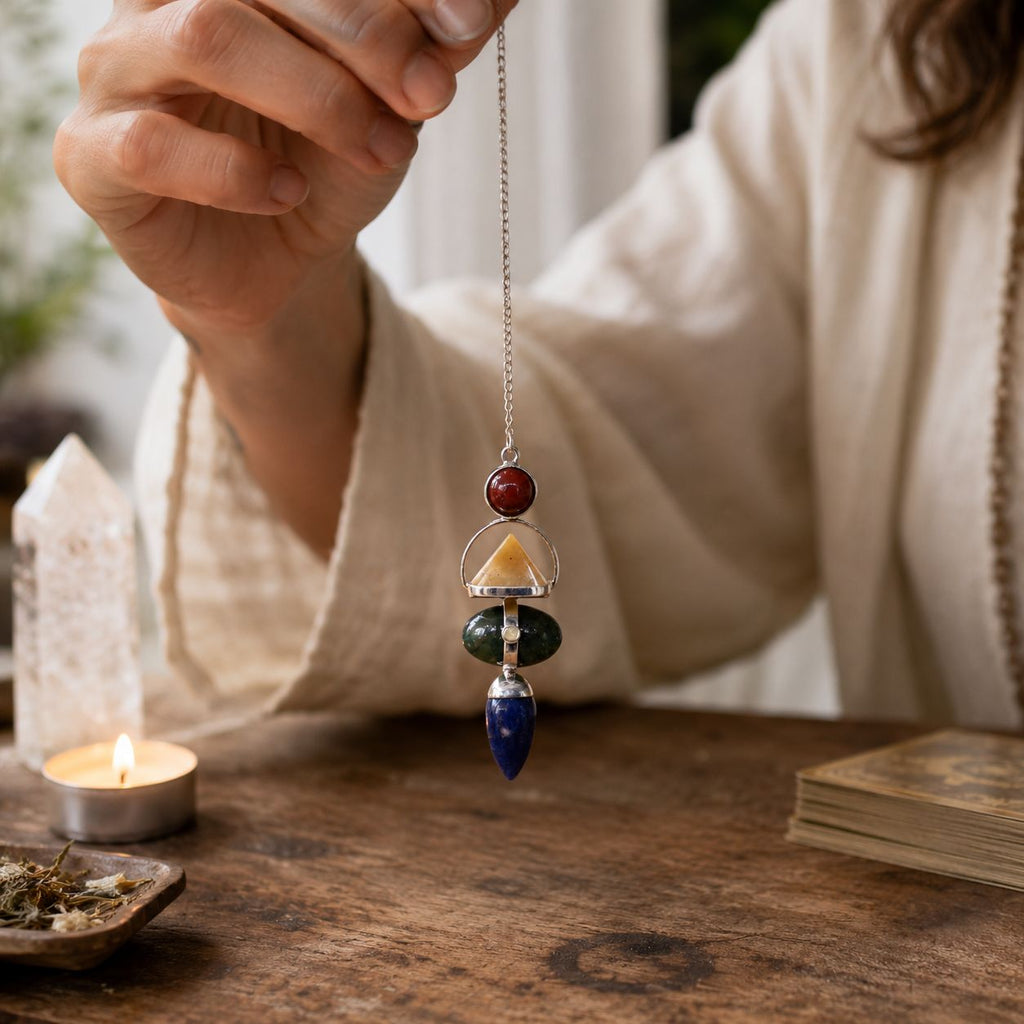 Four Elements Gemstone Pendulum – view 3