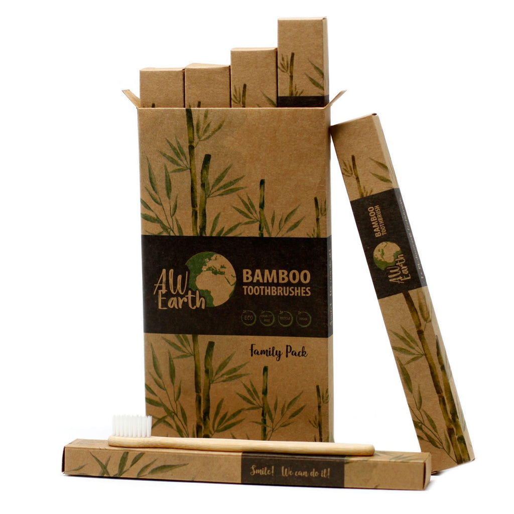 Family Pack Bamboo Toothbrush - 2 Adult, 2 Child – view 7