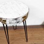 Albasia Wood Plant Stand - Whitewash – view 3