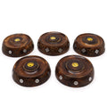 Mango Wood Cone and Stick Burner, Assorted Design
