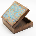 Extra Large Mango Wood Box, Buddha Bodhi Tree – view 5