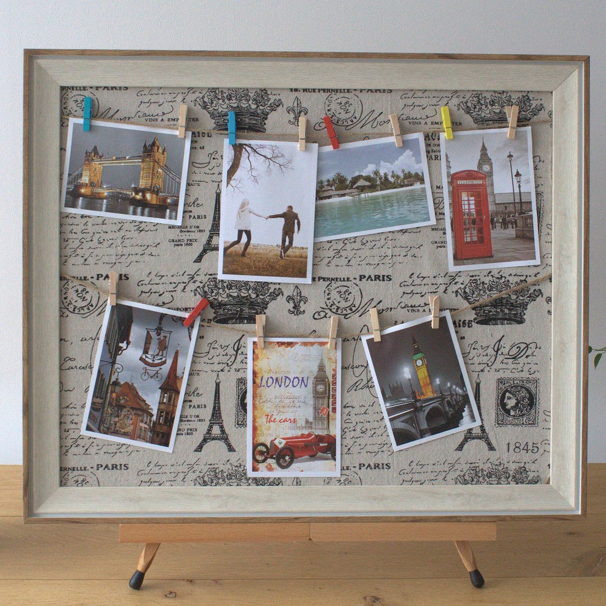Large DIY Peg Photo Frame - Paris Design