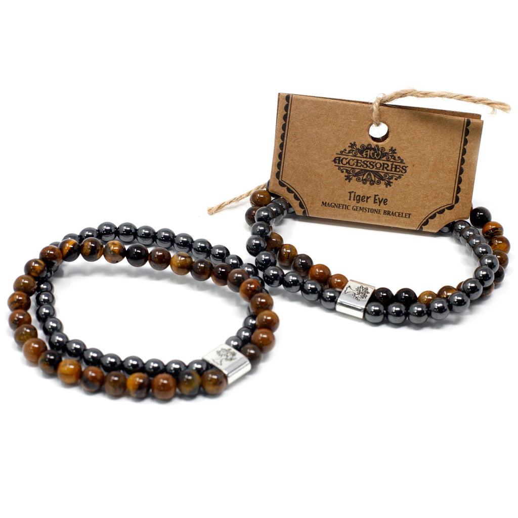 Magnetic Gemstone Bracelet - Tiger Eye – view 4