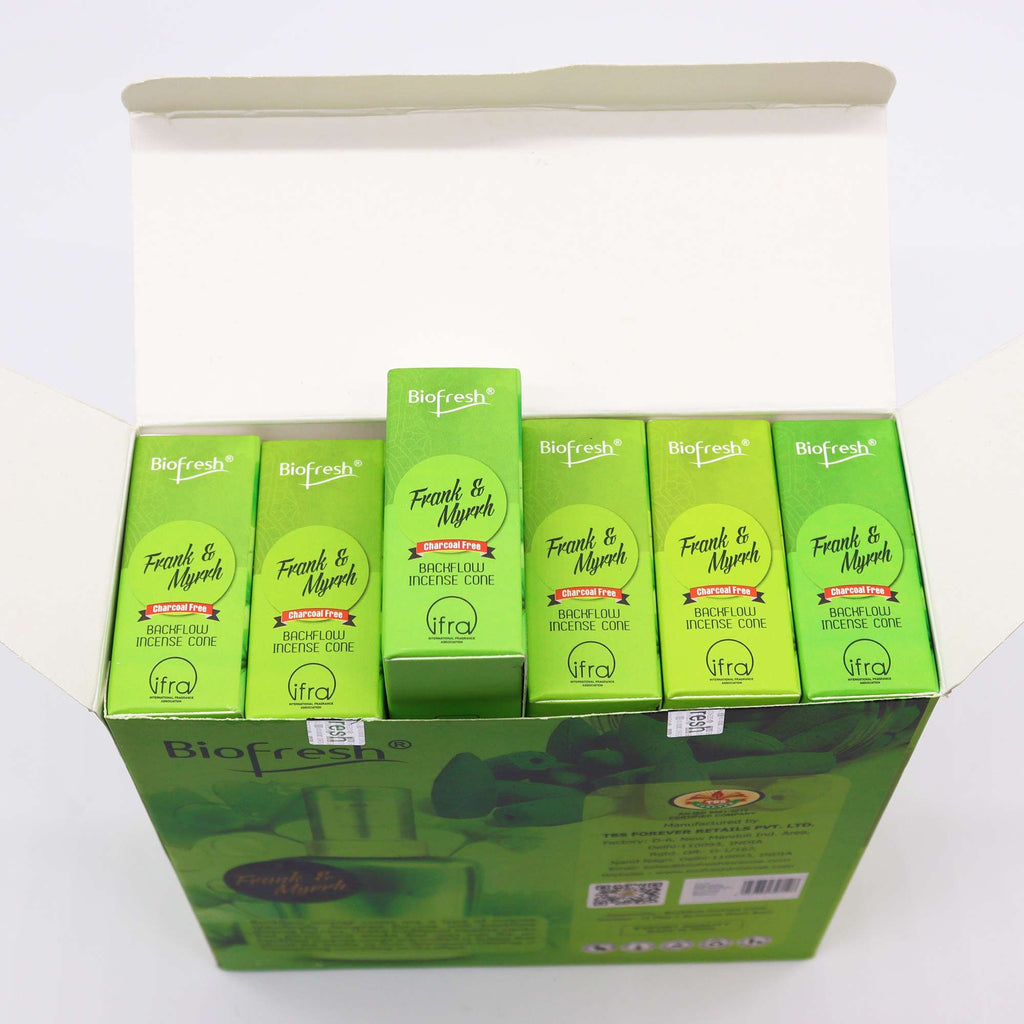 Biofresh Frankincense & Myrrh Backflow Incense Cones, 40pk – view 2