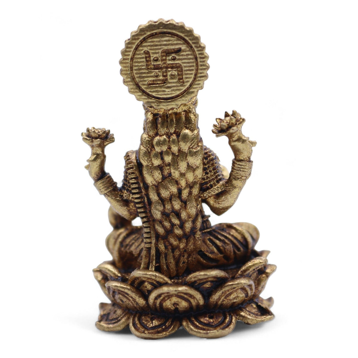 Brass Laxmi Miniature Statue - 37mm – view 7