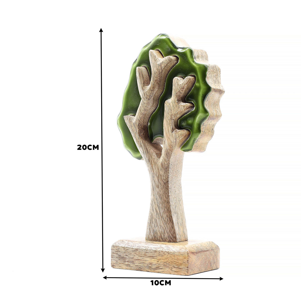 Single Tree 3D Wooden Decoration - 20 x 10 cm – view 5