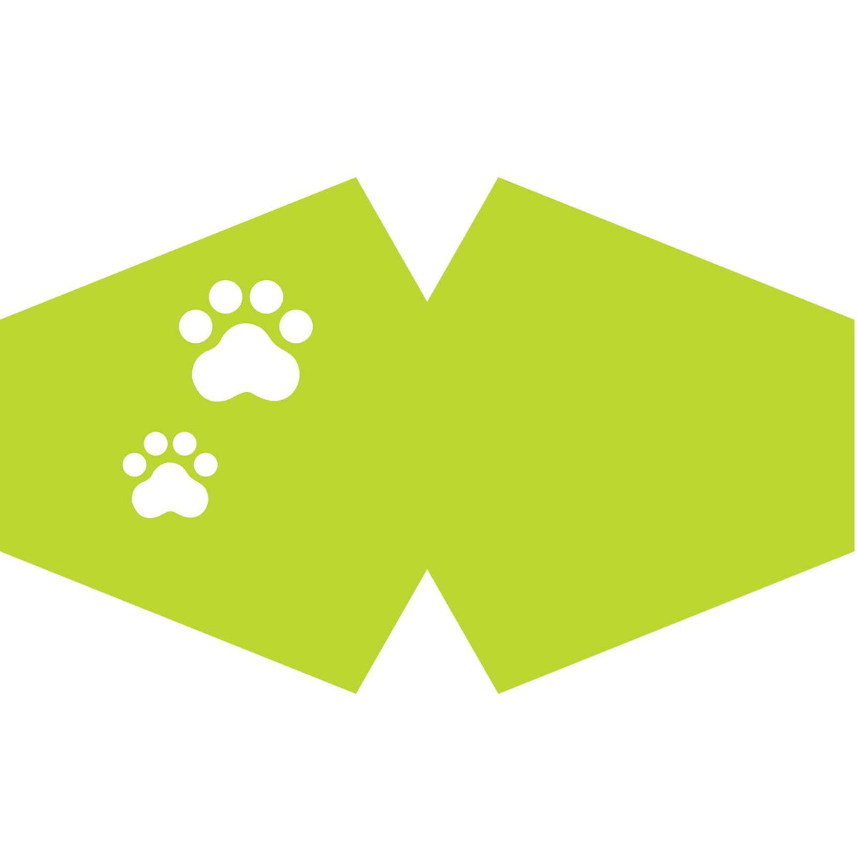 Reusable Fashion Face Covering - Pet Feet Print (Adult) – view 3