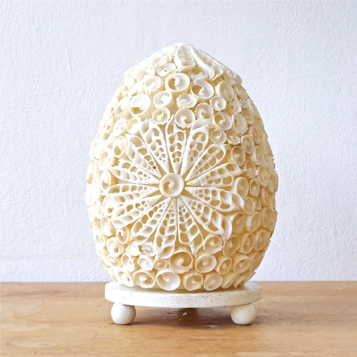 Boho Seashell Lamp - Cut Art Oval, 15cm