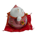 Money Cat Ornament, Moving Paw - Pink