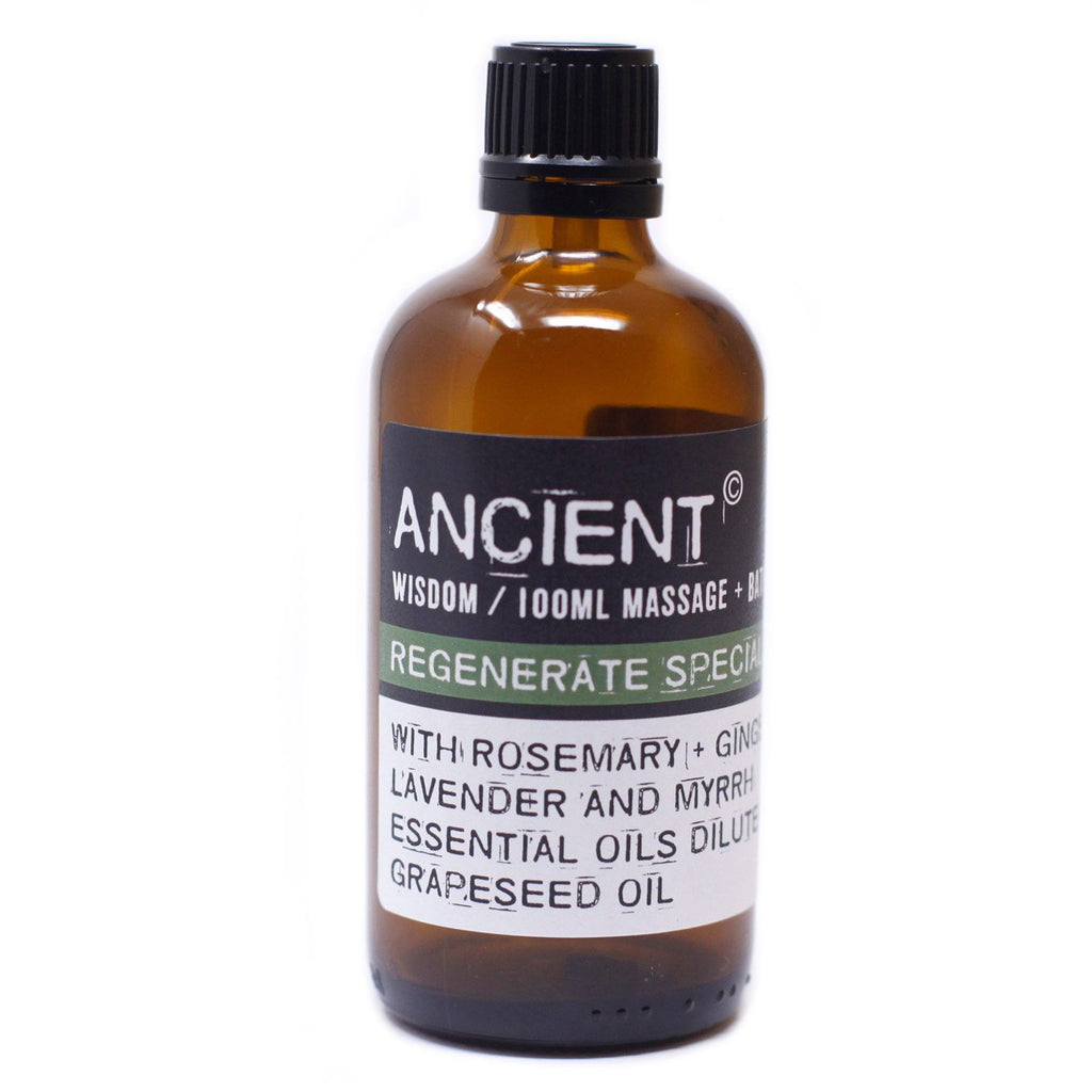 Regeneration Massage Oil with Rosemary, Ginger & Myrrh - 100ml – view 2