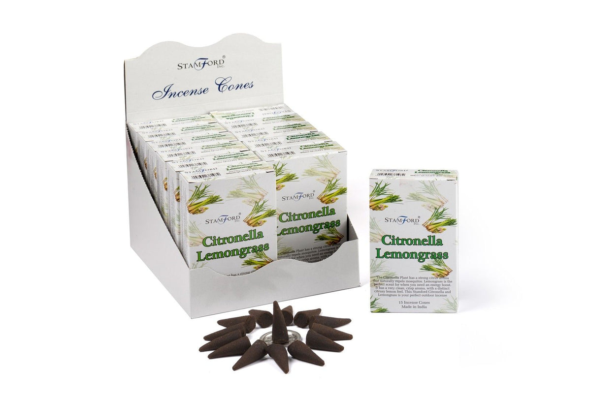 Stamford Citronella & Lemongrass Incense Cones