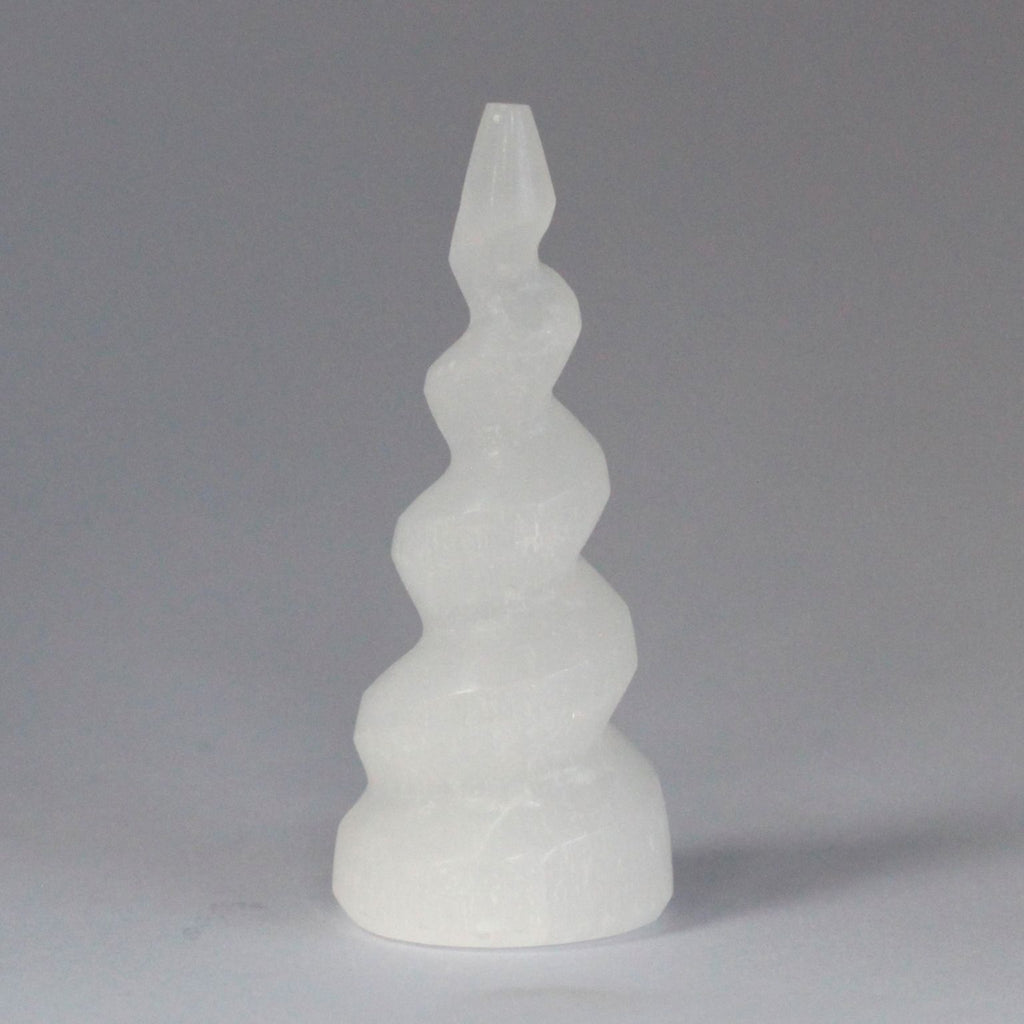 Selenite Spiral Tower - 10 cm – view 4