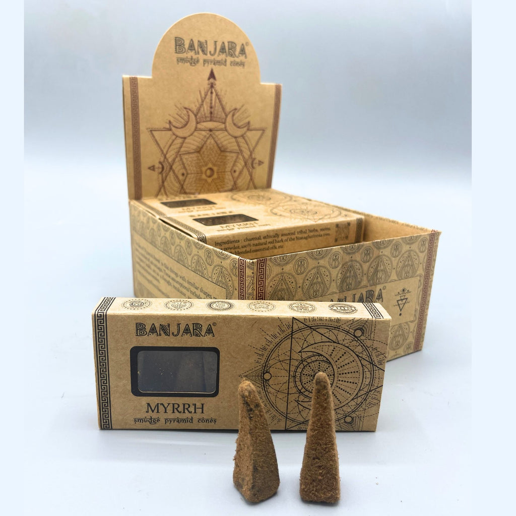 Banjara Smudge Pyramid Cones - Myrrh – view 6
