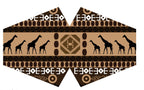 Reusable Fabric Face Covering for Adults, African Tribal Print