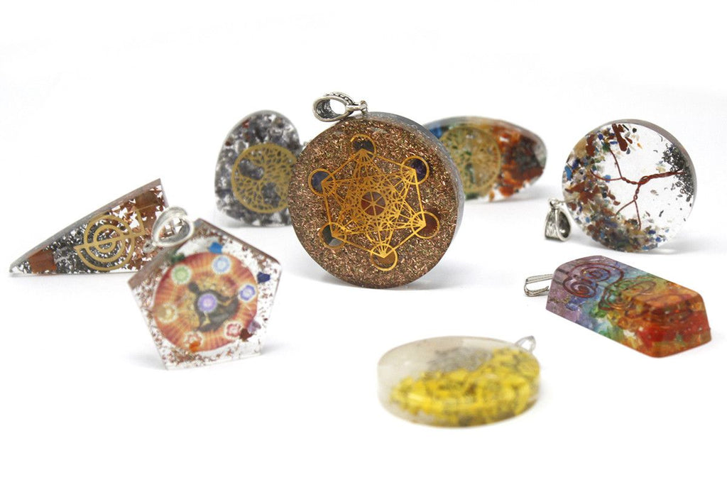 Orgonite Power Pendant - Power Block in Dome – view 2