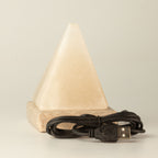 USB Pyramid White Salt Lamp, Colour Changing – view 3