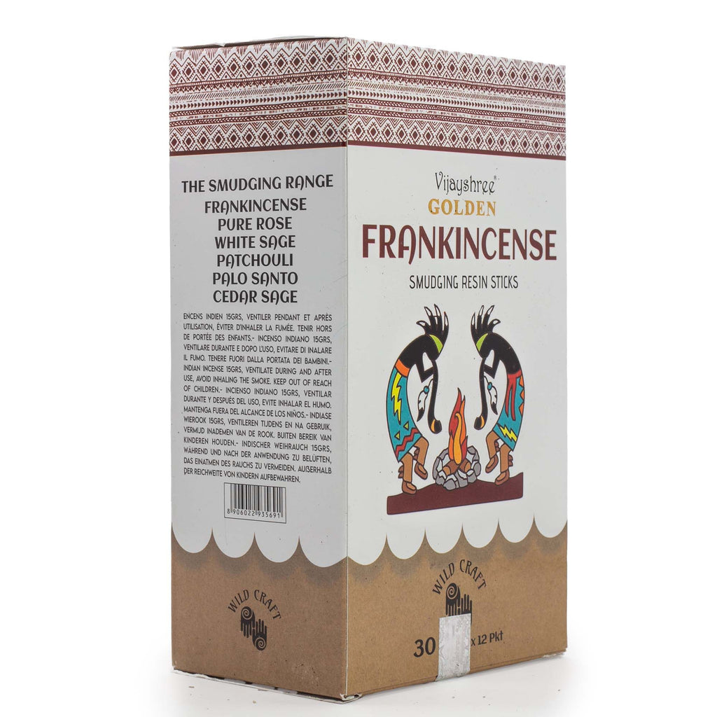 Golden Frankincense Smudging Resin Sticks - 30g Pack of 6 – view 5