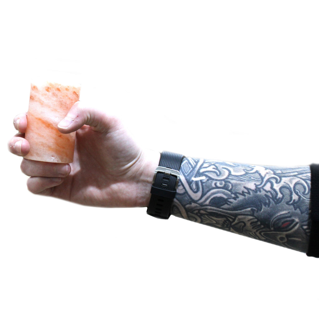 Himalayan Salt Shot Glasses & Wood Tray - Set of 4 – view 7