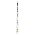 Brass Buddha Wind Chime with Chakra Beads, 53cm