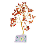 Carnelian Gemstone Tree - 160 Stones - 20.5cm