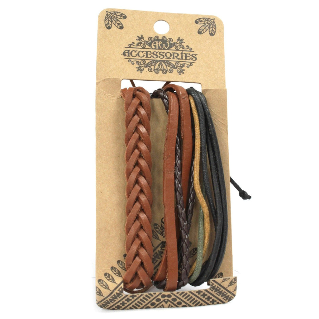 Men's Bracelet Set - Tanned & Interesting, 4 Pieces – view 2
