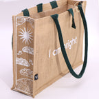 Hop Hare Jute Bag - I am Bright – view 5