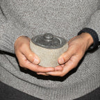 Natural Riverstone Grounding Pot - Small - approx 9x7cm – view 8
