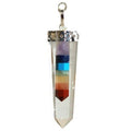 7 Chakra Flat Point Pendulum