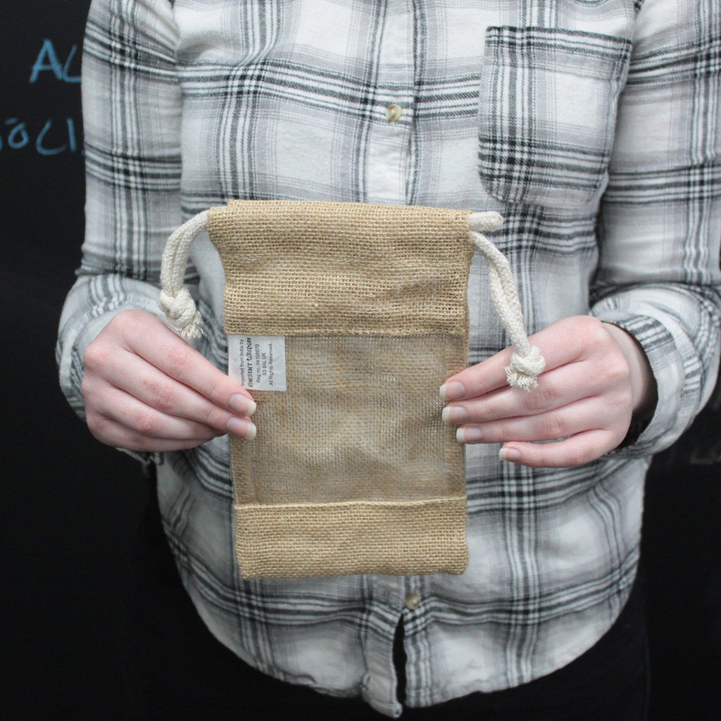 Medium Jute Window Bag 20x12cm – view 3
