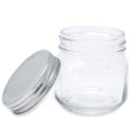 Squat Glass Jar - Four Sides with Lid
