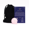 Small Rose Quartz Crystal Skull Figure 4cm