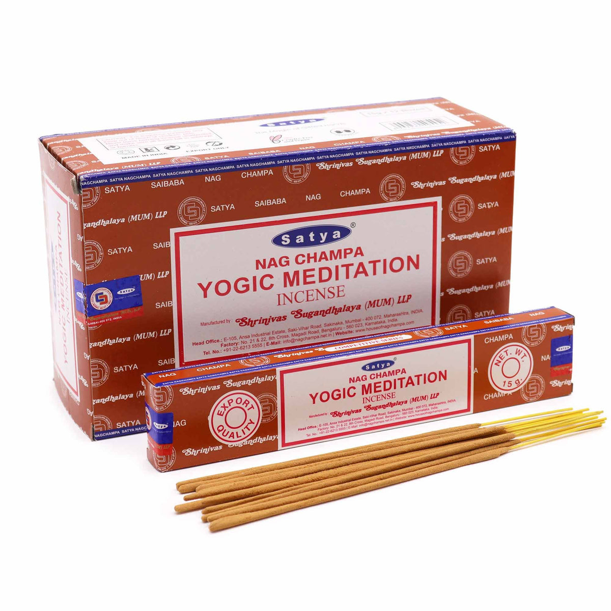 Satya Yogic Meditation Incense Sticks – view 3